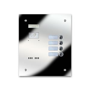 9200/B4-M 4 button mirror stainless steel panel