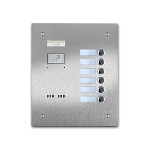 9200/B6-S 6 button stainless panel