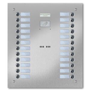 9200/C24-S 24 button stainless panel