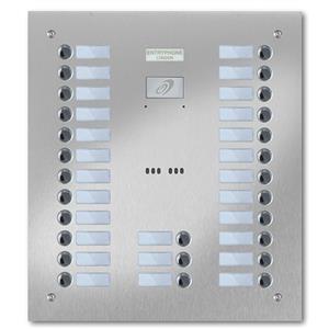 9200/C27-S 27 button stainless panel
