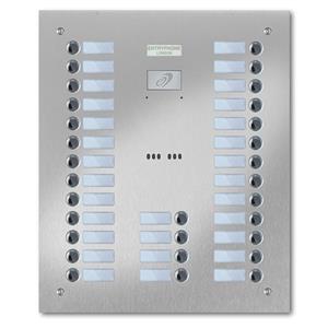 9200/C30-S 30 button stainless panel
