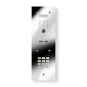 92CA8/1-M 1 button entrance unit with coded access - mirror stainless steel