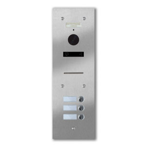 92Q/A3-S 3 button stainless panel