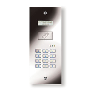 CA8F-M Coded access stainless mirror/flush