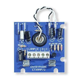 ETXAMP-5 Amplifier board with microphone and lamp for 59 series panels