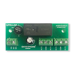 GPRU-DP General purpose relay 12v - double pole - loose