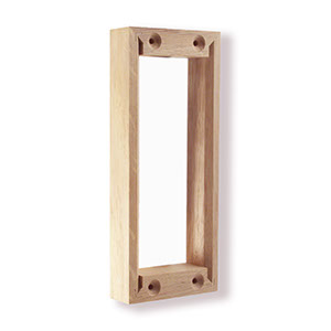 MF/1-O Hardwood frame for 1 button Audio