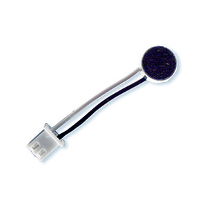 MIC-PTS Microphone for push to speak telephone - black/white + white plug
