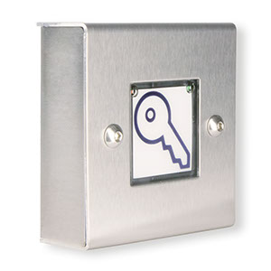 PN4RS-S PinNet reader - surface - brushed stainless