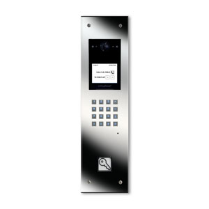 QVDDPPN-M Digital dial entrance unit with PinNet reader - mirror stainless