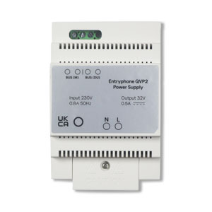 QVP2 Q Series DIN mounted power supply for up to 4 phones - DC 0.5A