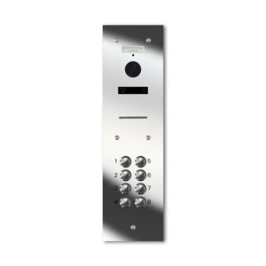 VRQD/A8-M 8 button laser engraved entrance panel - mirror stainless